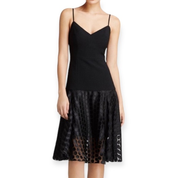 New with Tags,‎ Black Halo Catalyna Cb Black Cocktail Dress, Size 4 - Picture 1 of 15